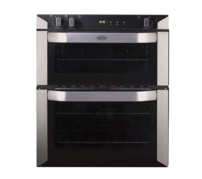 BELLING  BI70FP Electric Built-under Double Oven - Stainless Steel